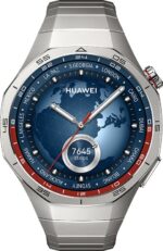 Huawei GT 5 PRO 46mm, 14 Days Battery, Built-in maps, Bluetooth,Pro-level sports Smartwatch  (Titanium Strap, 46.0)