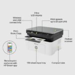 HP MFP 1188A Multi-function Monochrome Laser Printer  (Toner Cartridge, 4 Ink Bottles Included) - Image 3