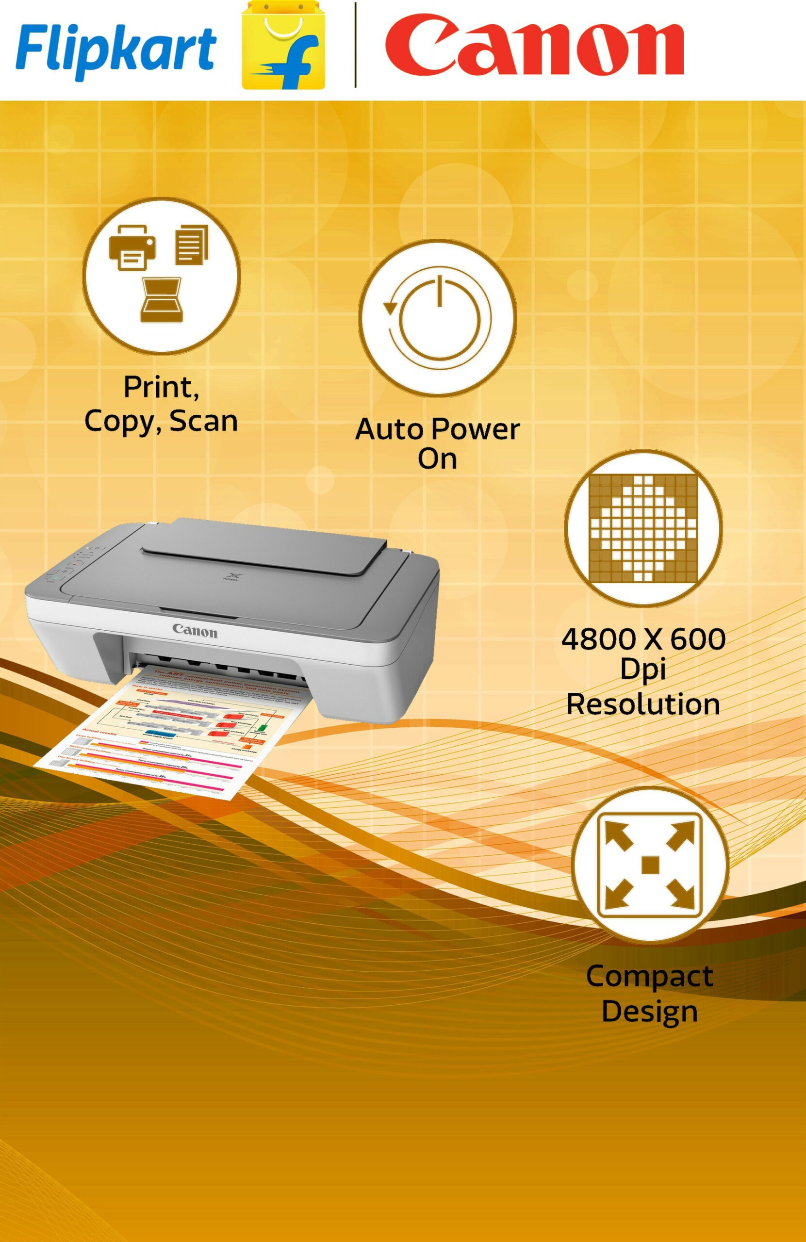 Canon PIXMA MG2470 All-in-One Inkjet Printer  (Ink Cartridge)