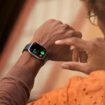 Apple Watch Series 8, 41mm GPS + Cellular ECG app, Temperature sensor, Crash Detection  (Starlight Sport Strap, Regular) - Image 4
