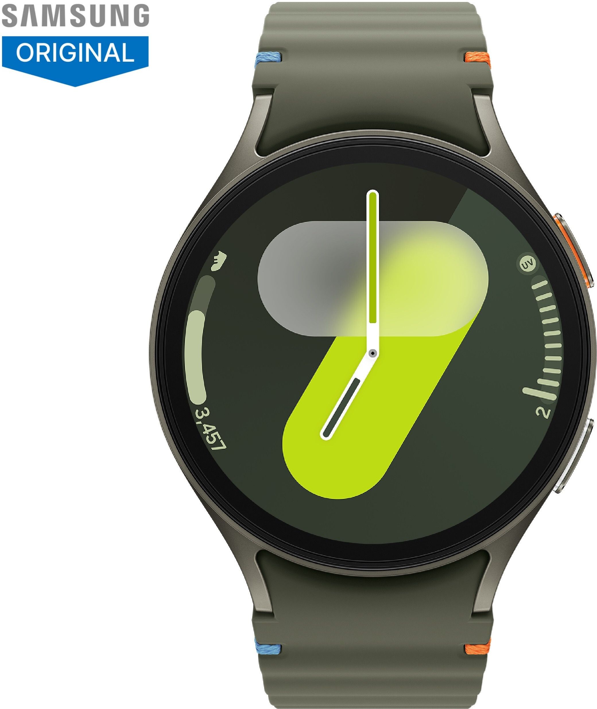 Samsung Galaxy Watch7 44mm LTE  (Green Strap, Large)