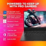 HP OMEN Intel Core i7 14th Gen 14650HX - (16 GB/1 TB SSD/Windows 11 Home/8 GB Graphics/NVIDIA GeForce RTX 4060) Omen 16 wf1096TX/ ae0002tx Gaming Laptop  (16.1 inch, Shadow Black, 2.32 Kg, With MS Office) - Image 2