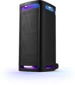 SONY Tower 9 Massive BASS & Powerful sound, 25 Hrs Battery, 360 Party Sound & Light Bluetooth Party Speaker  (Black, Stereo Channel)