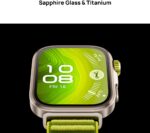 Huawei Watch Fit 4Pro, Titanium Body, Free dive, 100+ Sports mode, GPS, 10 Days Battery Smartwatch  (Green Strap, Free Size) - Image 2